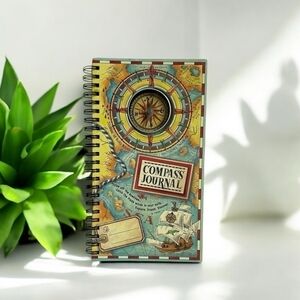 Historic Jamestowne Compass Journal Diary Hardback Cover Memories Compass Book